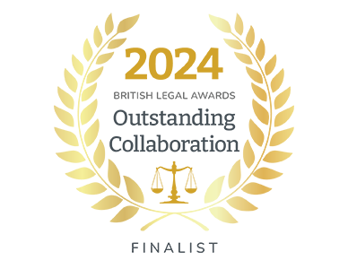 2024 British Legal Awards Outstanding Collaboration Finalist