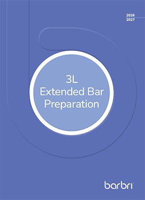 Book cover of 3L Extended Bar Preparation